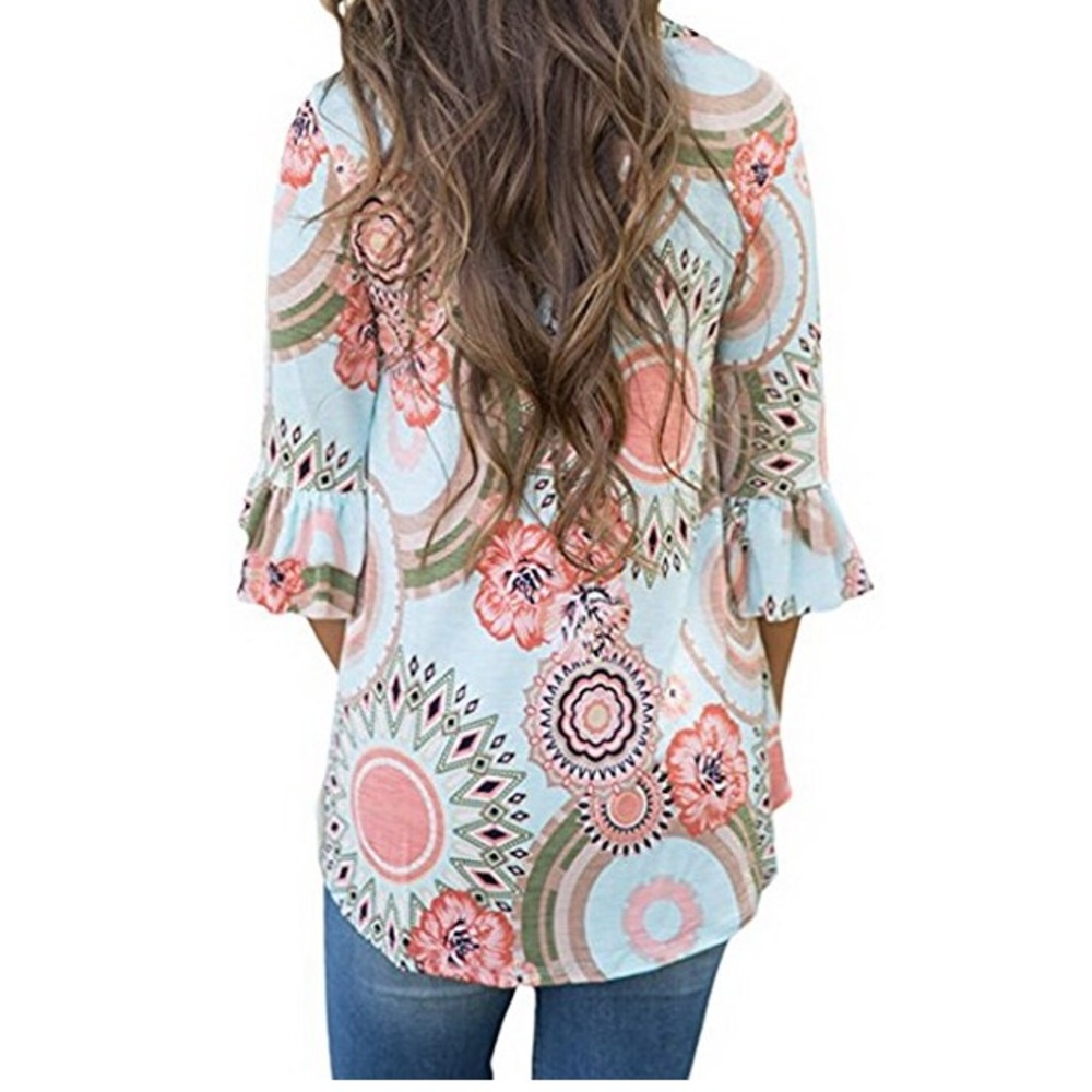 RESTOCK🌴 PRINT TUNIC🌴 - Picture 2 of 2
